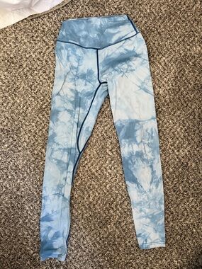 Balance Athletica Blue Tie Dye Leggings